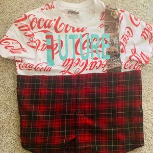 Flannel t-shirt